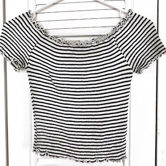Black & White Striped Top - Picture 1 of 2